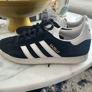 Adidas Gazelle Black and White Sneakers